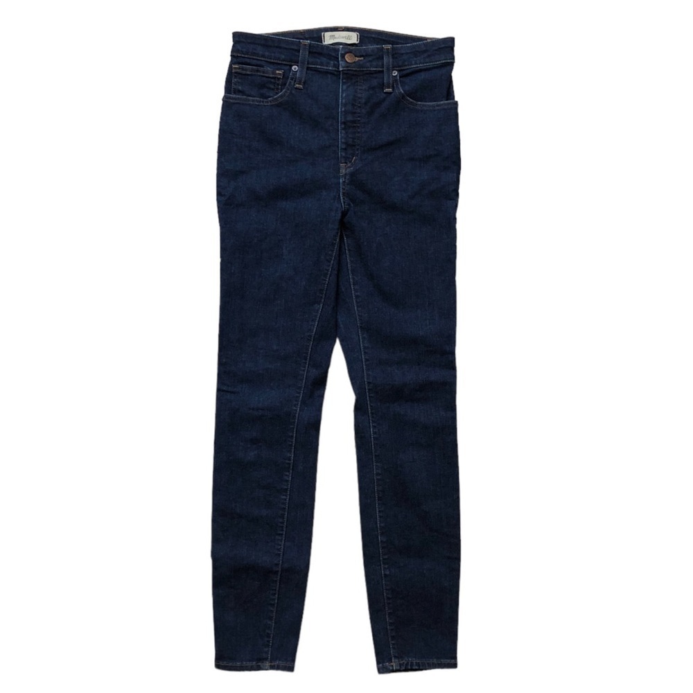 Madewell High Rise Skinny Jeans Dark Wash Size 27 - Picture 2 of 15